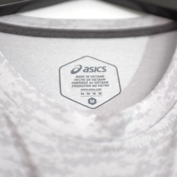COPY - ASICS Monogram Print jersey shirt M - Picture 8 of 8